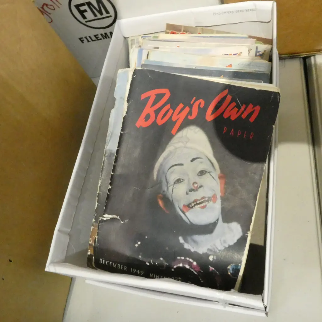 BOX 48 BOYS OWN MAGAZINES 1940'S Image 1++