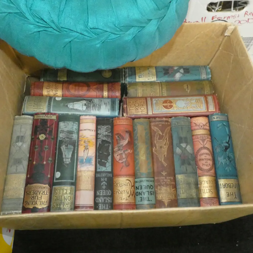 BOX 17 BOYS ADVENTURE BOOKS BY R.M.BALLANTYNE  Image 1++