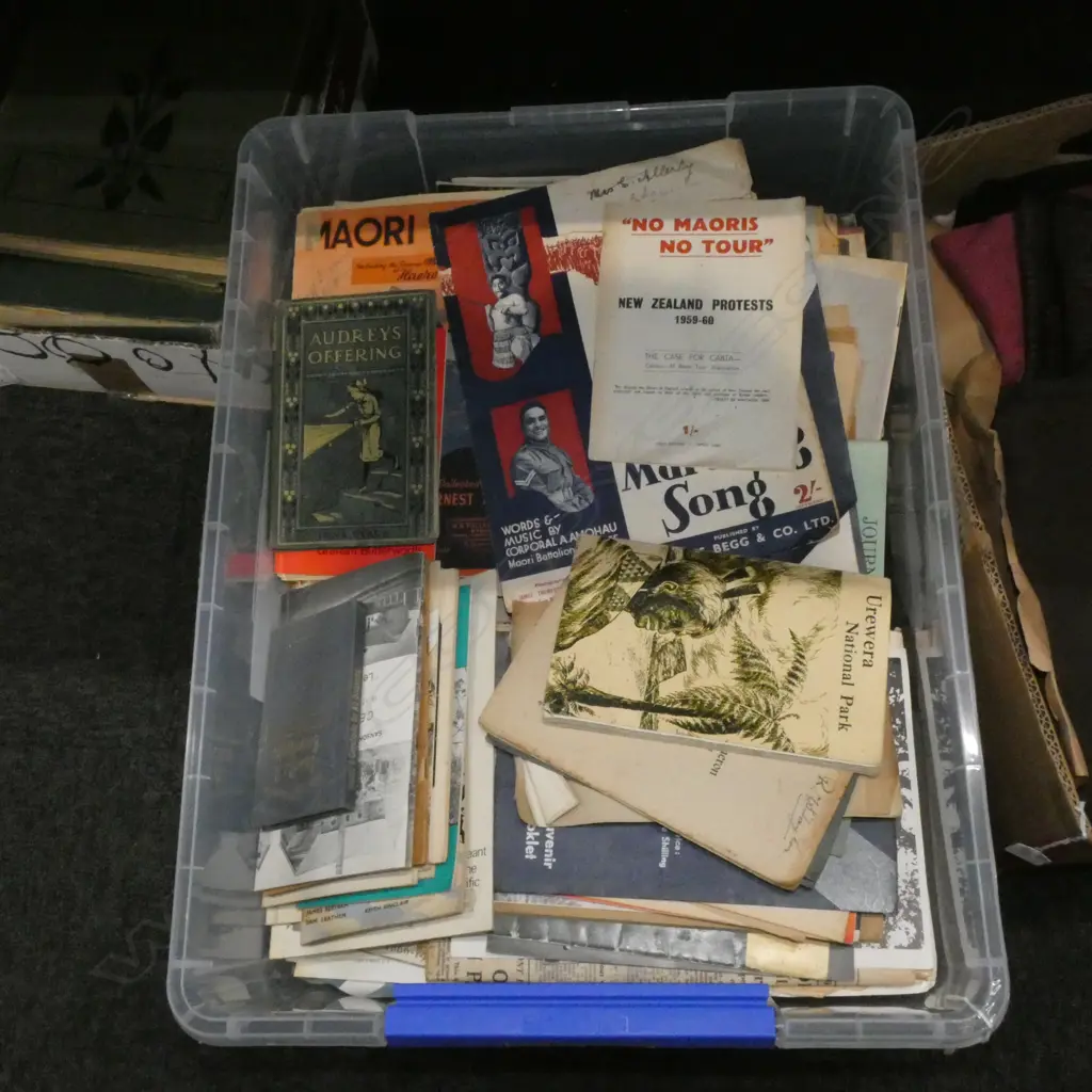 BOX LOT ASST. NZ EPHEMERA  Image 1++