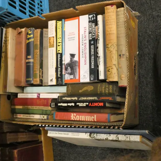 LOT ASST WAR RELATED BOOKS