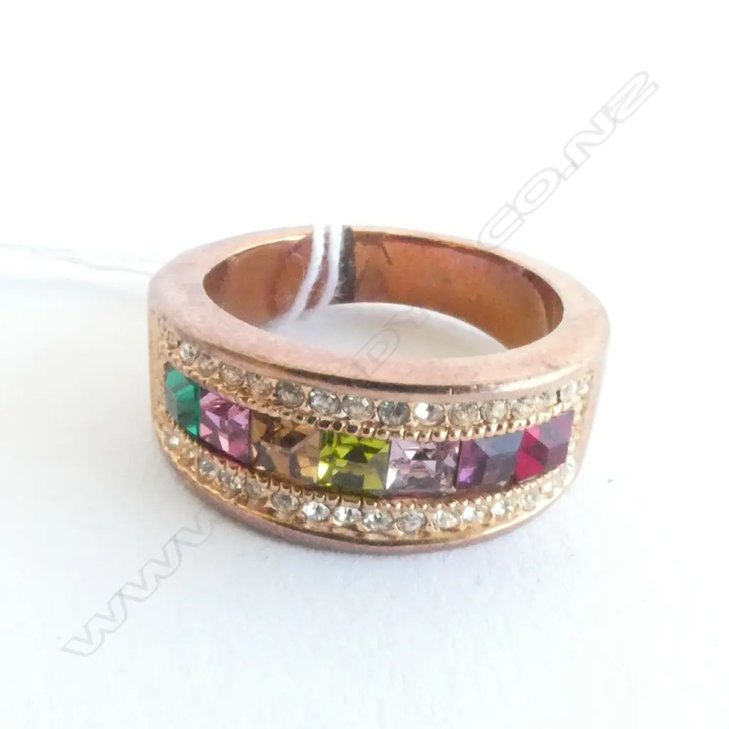 MULTI COLOURED STONE STYLISH RING Image 1++