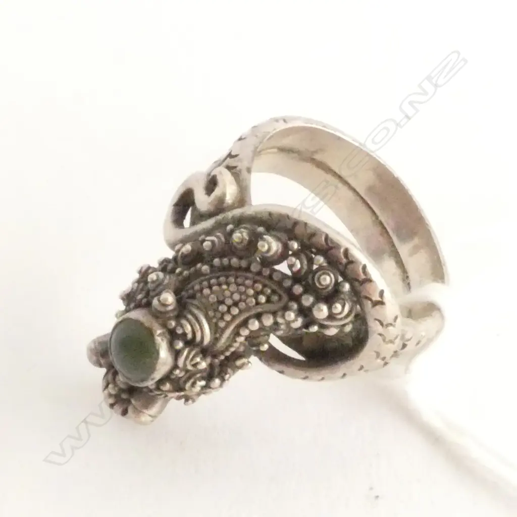 RING SILVER, SNAKE (?) TIGER (?) Image 1++