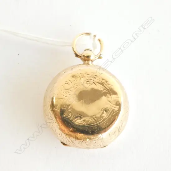 9CT SOVEREIGN CASE - BIRMINGHAM, SOME DAMAGE TO CASE.