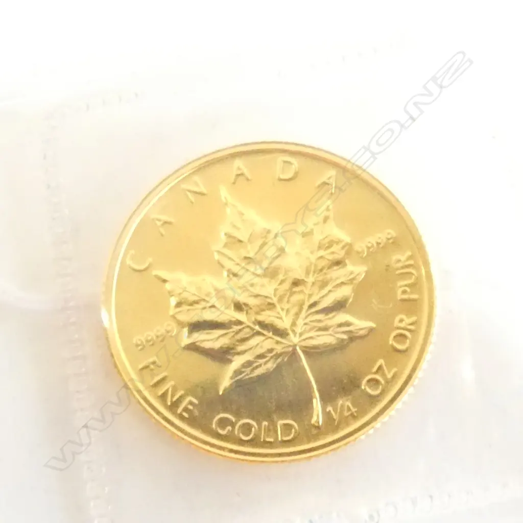 1988 1/4oz CANADIAN GOLD $10 Image 1++