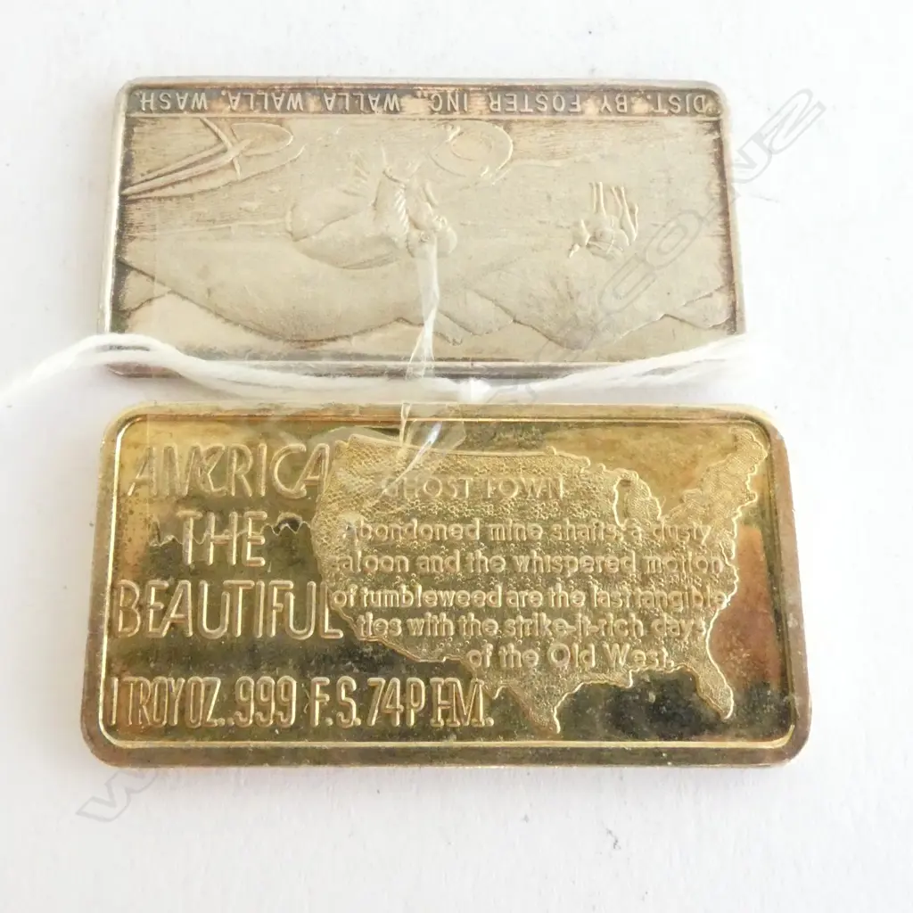 1.5 OUNCES PURE SILVER, 2 BARS Image 1++