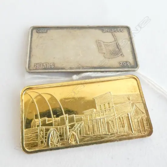 1.5 OUNCES PURE SILVER, 2 BARS