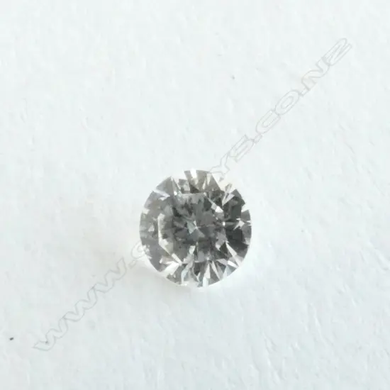 ROUND BRILLIANT CUT UNSET DIAMOND, CHIPPED