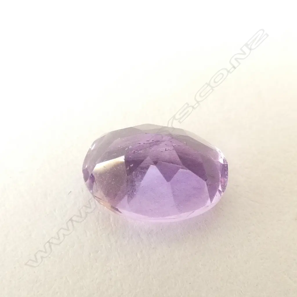 VIVID PURPLE UNSET OVAL AMETHYST 1.4CT Image 1++