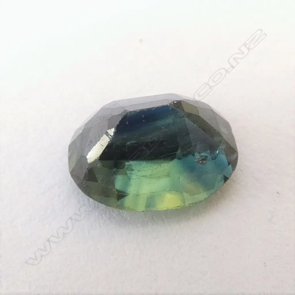 GREEN BLUE SAPPHIRE 1.73ct - VERY GOOD CUT  Image 1++