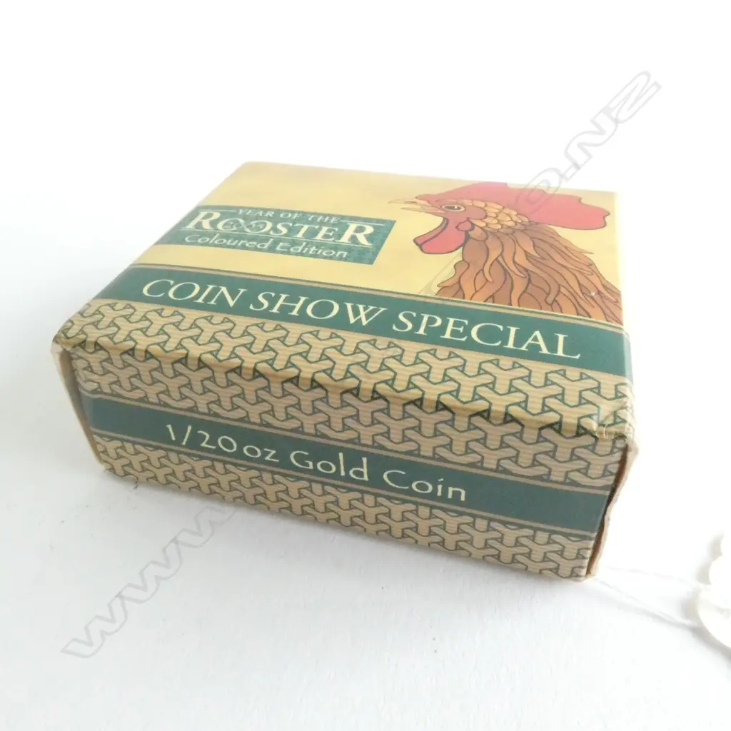 AUSTRALIA, 2005 $5 GOLD ROOSTER, .9999 GOLD PROOF, 1/20TH OZ RARE Image 1++