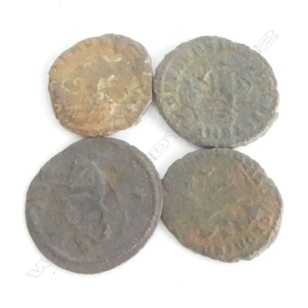 ROMAN COINS, REAL BUT IDENTIFIED, c.300AD Image 1++
