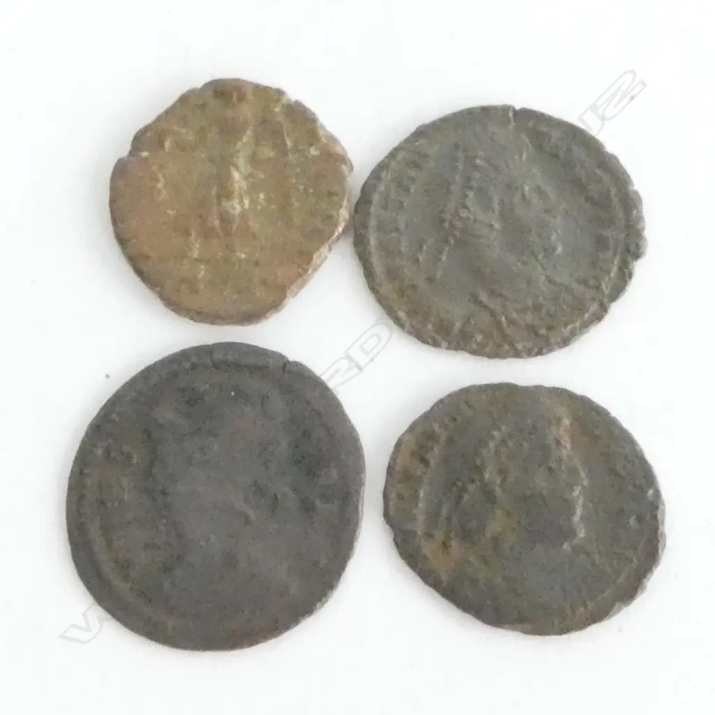 ROMAN COINS, REAL BUT IDENTIFIED, c.300AD Image 1++