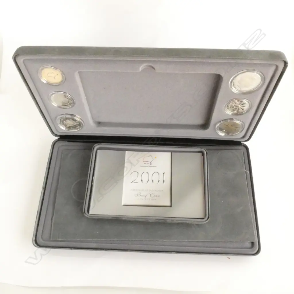 AUSTRALIA, 1901-2001, CENTENARY OF FEDERATION, PROOF, 20 COIN COLLECTION, CASE OF ISSUE, SELL ON EBAY AUST FOR AUD $380- Image 1++