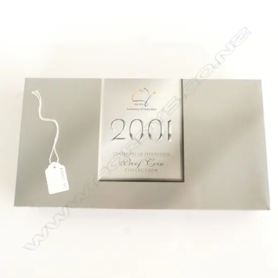 AUSTRALIA, 1901-2001, CENTENARY OF FEDERATION, PROOF, 20 COIN COLLECTION, CASE OF ISSUE, SELL ON EBAY AUST FOR AUD $380-