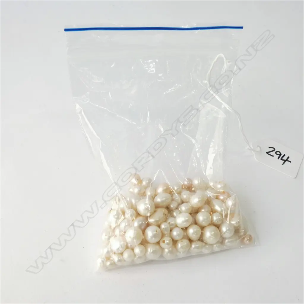 BAG OF FRESH WATER PEARLS - MIXED SIZES UP TO 10MM Image 1++