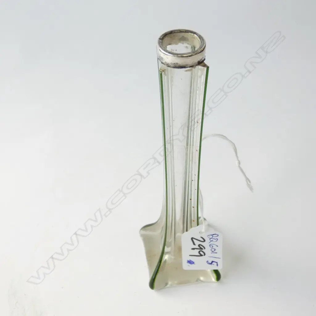 STG TOPPED SPECIMEN VASE B'HAM 1913 H. 165MM Image 1++
