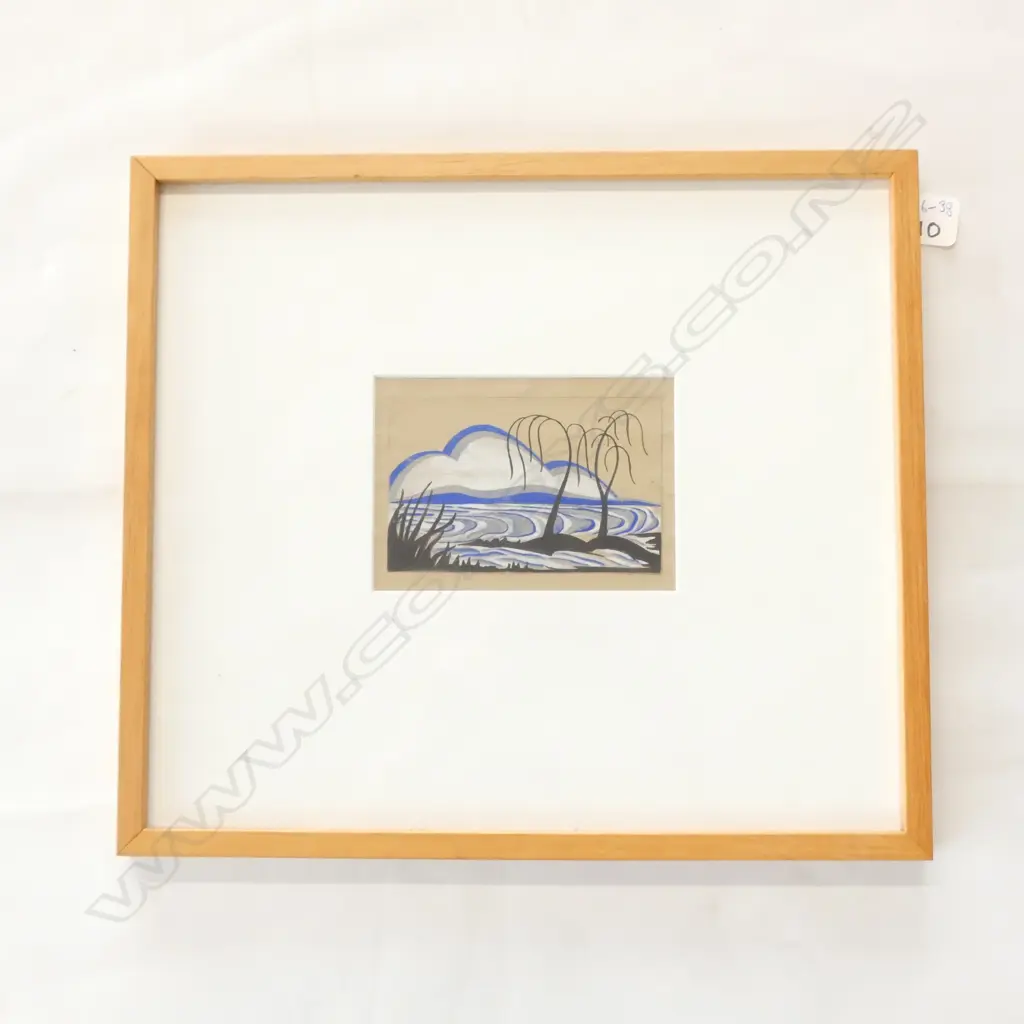 BLANCHE WORMALD (RUTLAND GROUP) UNTITLED GOUCHE C1930 Image 1++