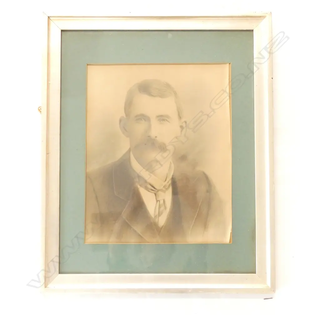 19thC GENTS RETOUCHED PHOTO 365 X 295MM Image 1++