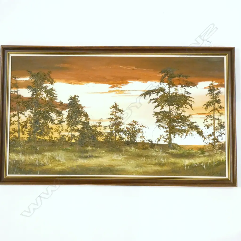JUDITH MORETON SUNSET ACRYLIC '76 440 X 800MM  Image 1++