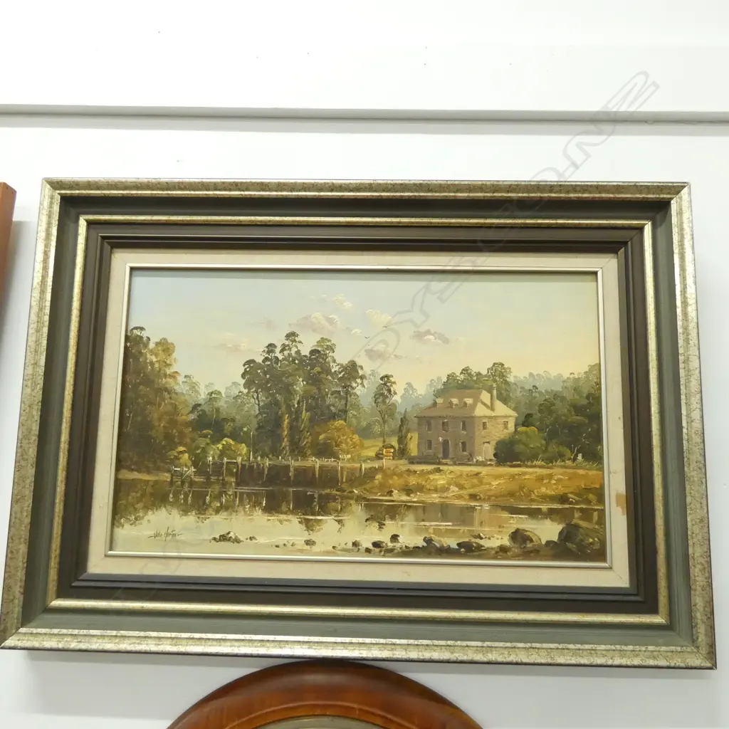 JOHN HORTON 'STONE HOUSE KERIKERI INLET' OIL '85 295 X 495MM Image 1++