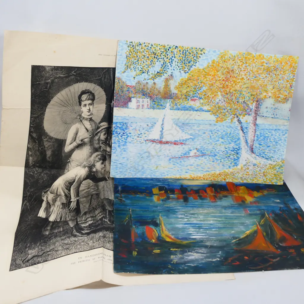 2 M. PARKER ARTWORKS 375 X 520MM + PRINT Image 1++