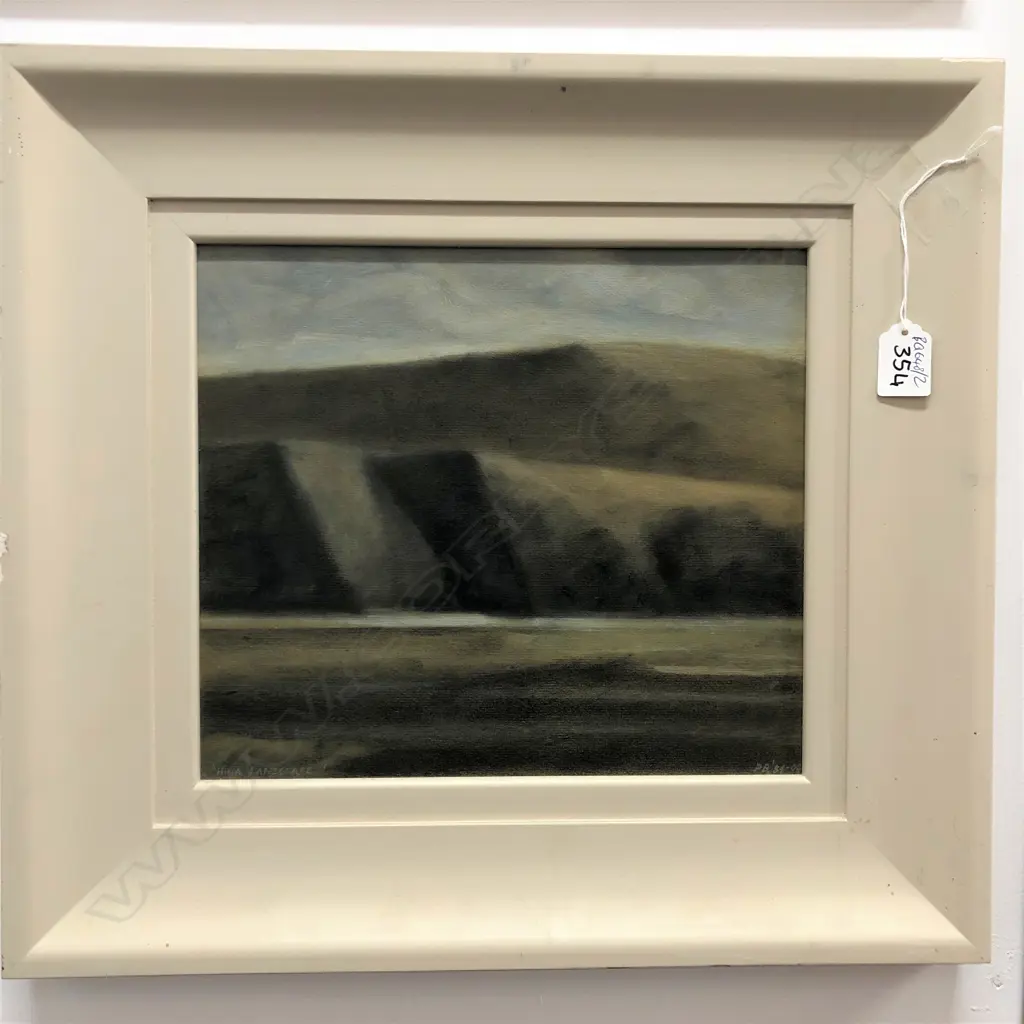 PETER BOGGS HUIA LANDSCAPE OIL ON BOARD 260x 295mm Image 1++