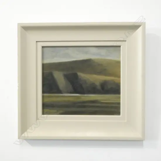 PETER BOGGS HUIA LANDSCAPE OIL ON BOARD 260x 295mm