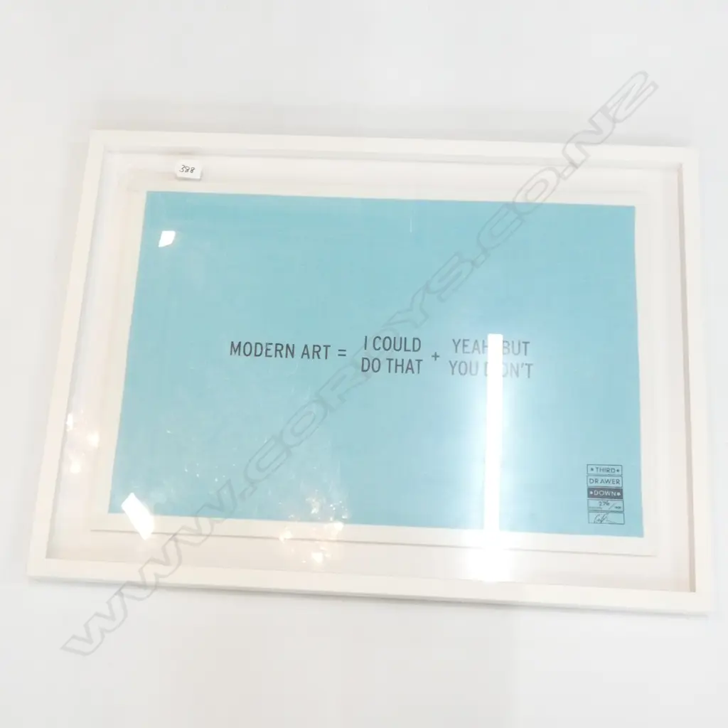 LIMITED EDITION MODERN PRINT 570 X 770 MM Image 1++