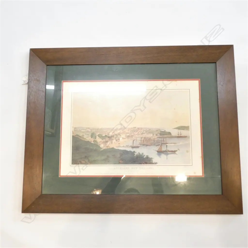 AUCKLAND PRINT IN OAK FRAME 645 X 810MM Image 1++