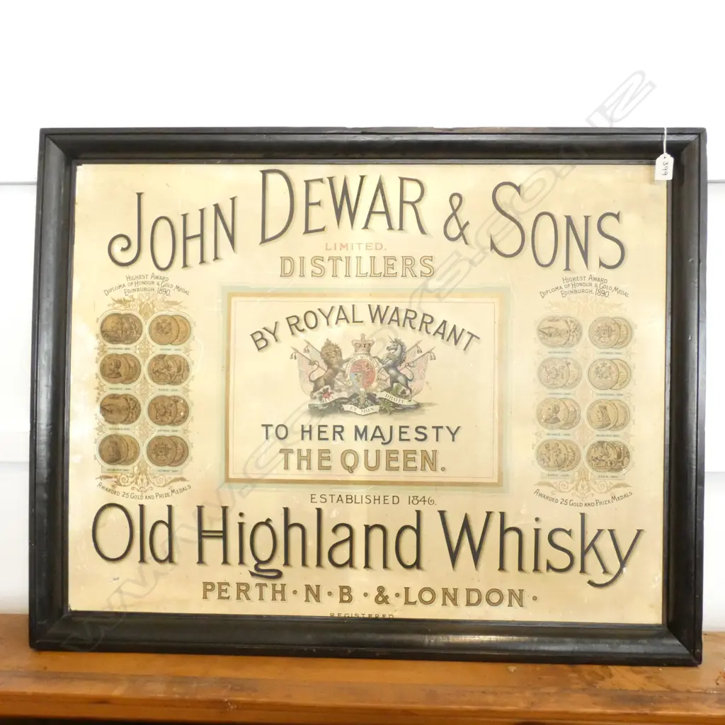 DEWARS WHISKY SIGN  Image 1++
