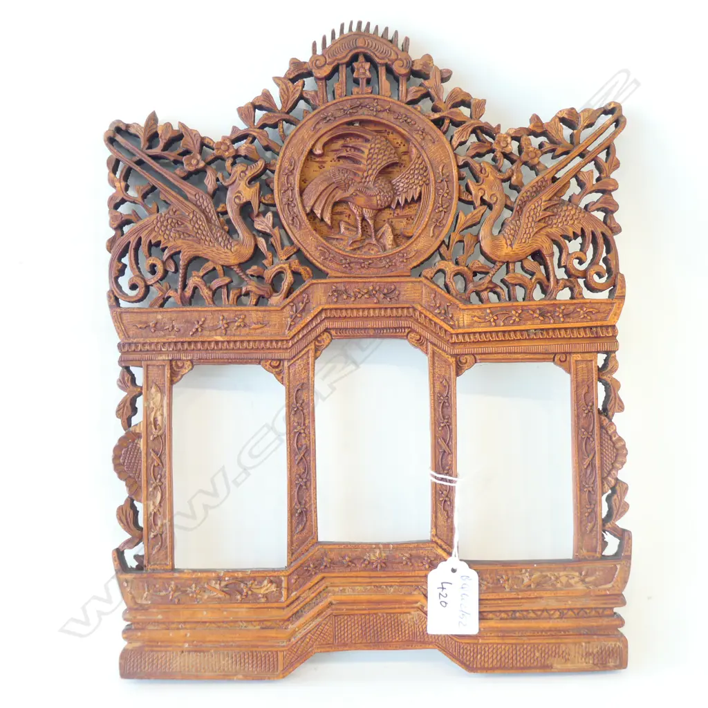 WOODEN ORIENTAL FRAME H 320 MM  Image 1++