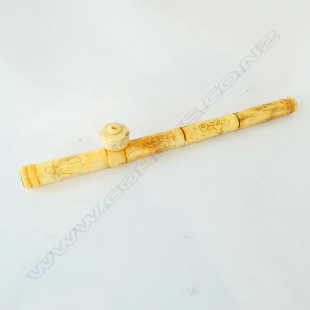 OLD CHINESE OPIUM PIPE L. 360MM Image 1++