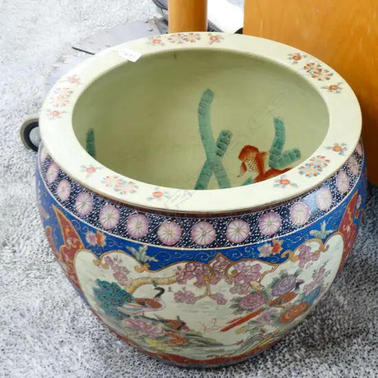 LARGE CHINESE JARDINERE H. 400MM
