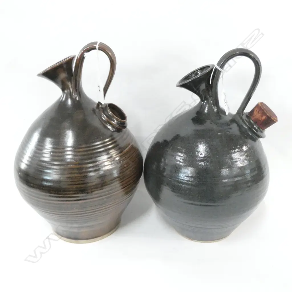 2 RICHARD CADNES CARAFES ONE HANDLE REPAIRED H. 300MM Image 1++