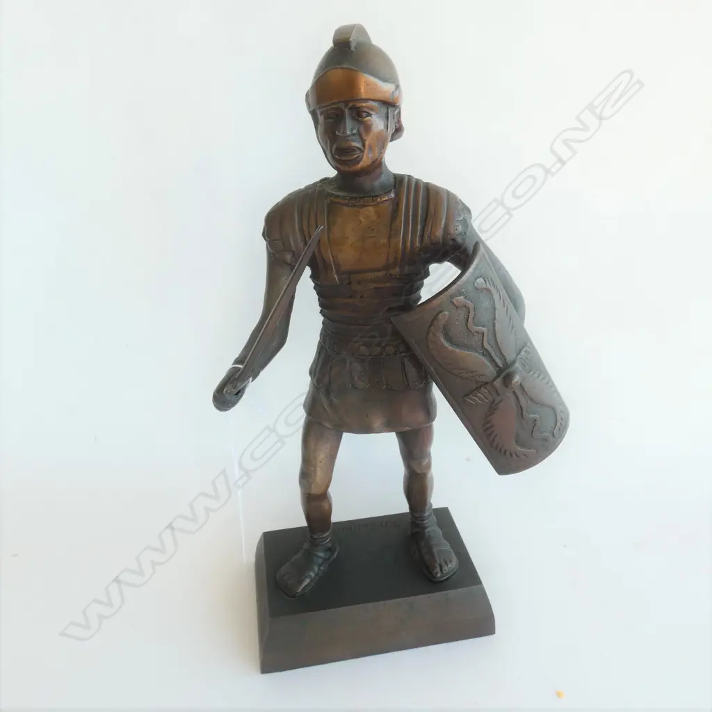 NZ BRONZE CENTURION by H. W . LATIMER c.1970 Image 1++