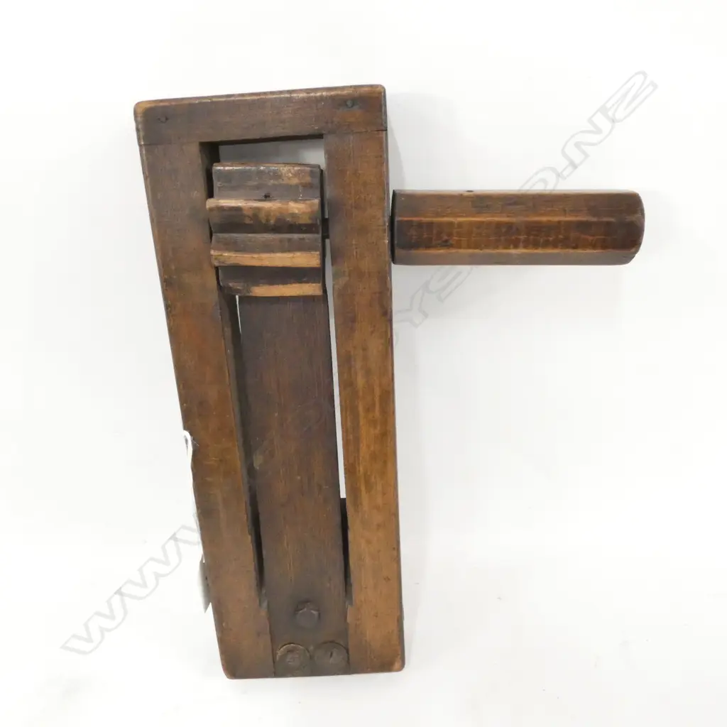 LG  EARLY 19THC FIREMAN’S ALARM CLACKER, L. 320MM Image 1++