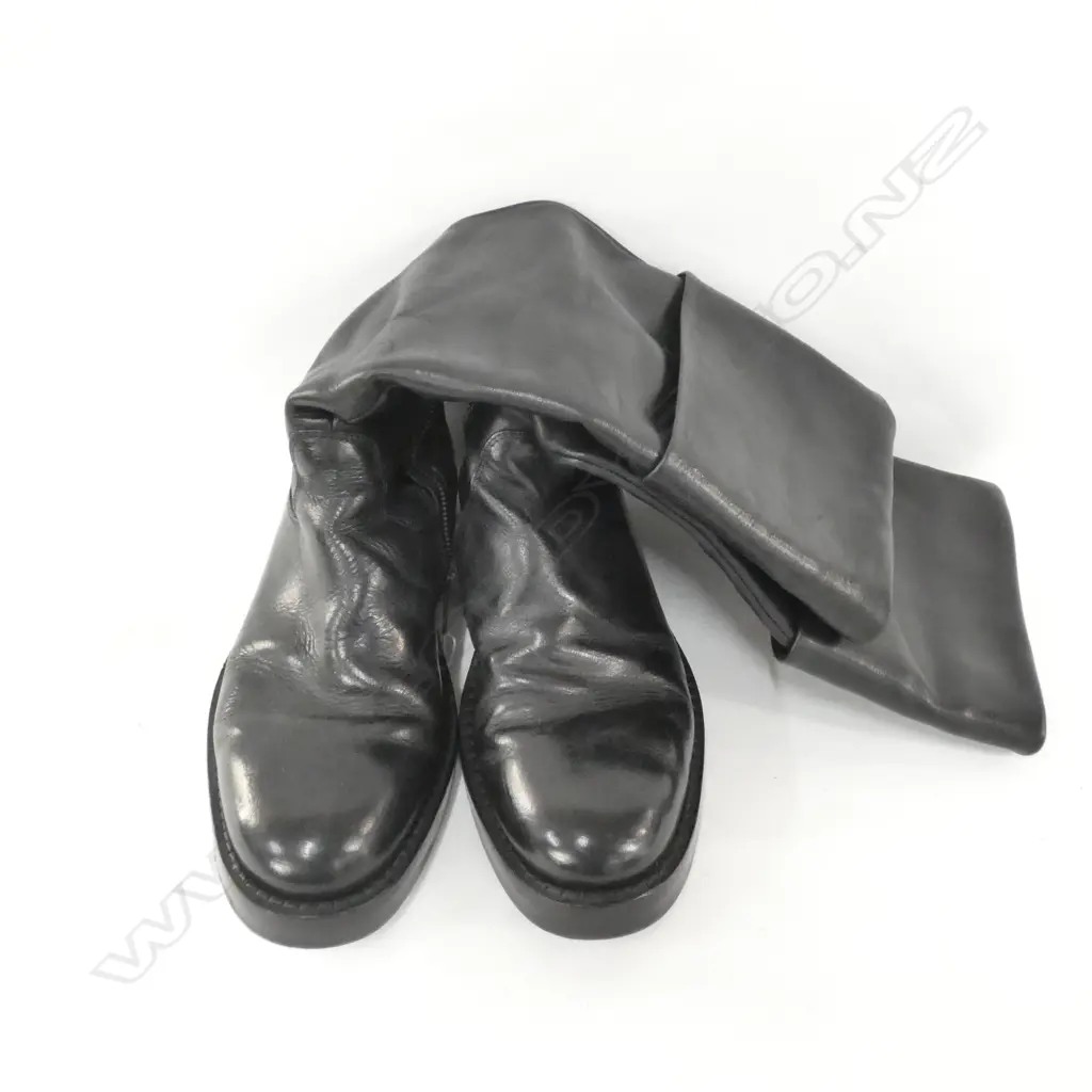 PR ANN DEMEULEMEESTER LADIES BLACK BOOTS size 40 Image 1++
