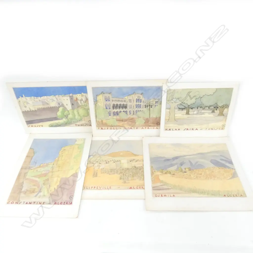 6 JACK HILLIER TUNISIA DRAWINGS  Image 1++