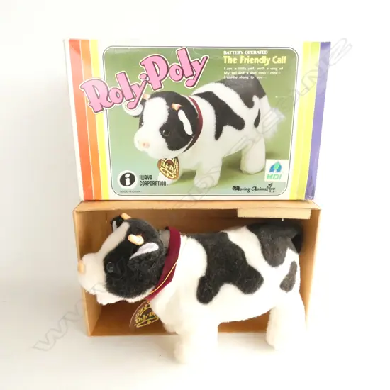 VINTAGE FRIENDLY CALF BATTERY OPERATED TOY & MIXED EPHEMERA & MEDAL COLLECTIONS
