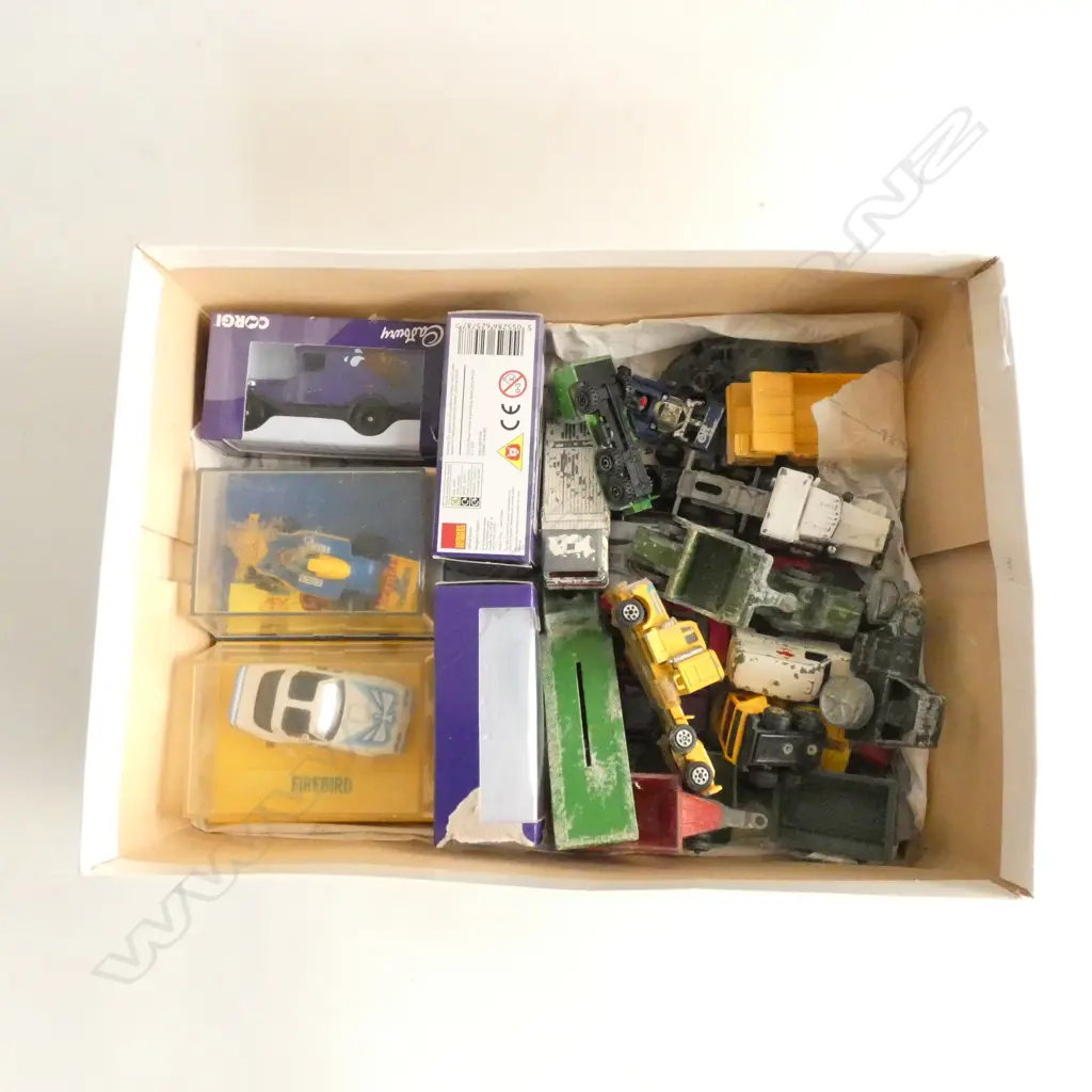 SMALL BOX LOT TOY CARS, INCL. FUNHO Image 1++