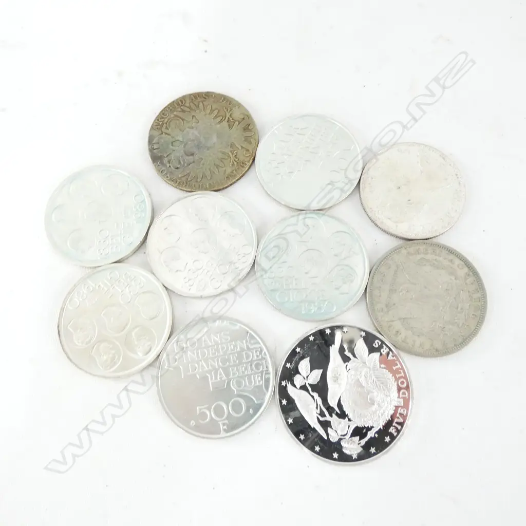 BAG 10 OLD COINS; INCL 1921 SILVER DOLLAR  Image 1++