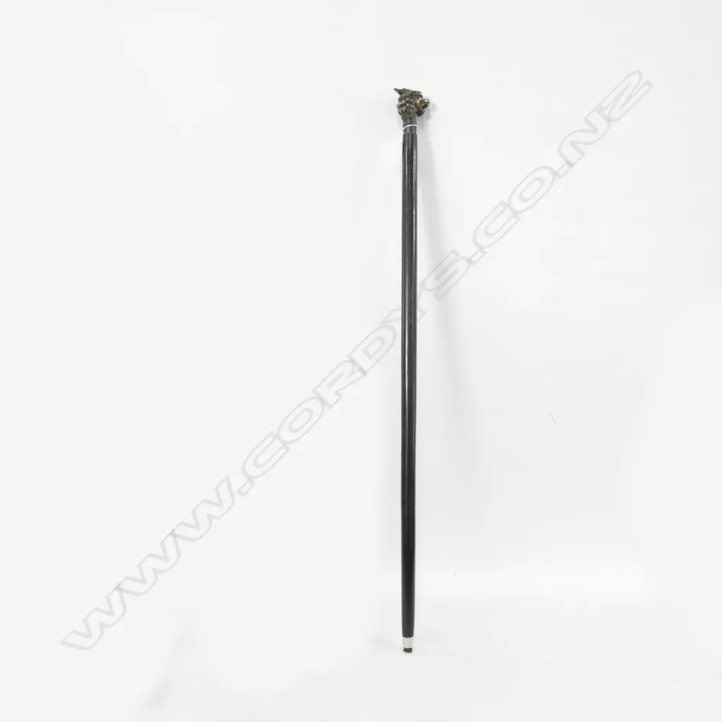 BRASS DRAGON HEAD WALKING STICK, L. 915MM Image 1++