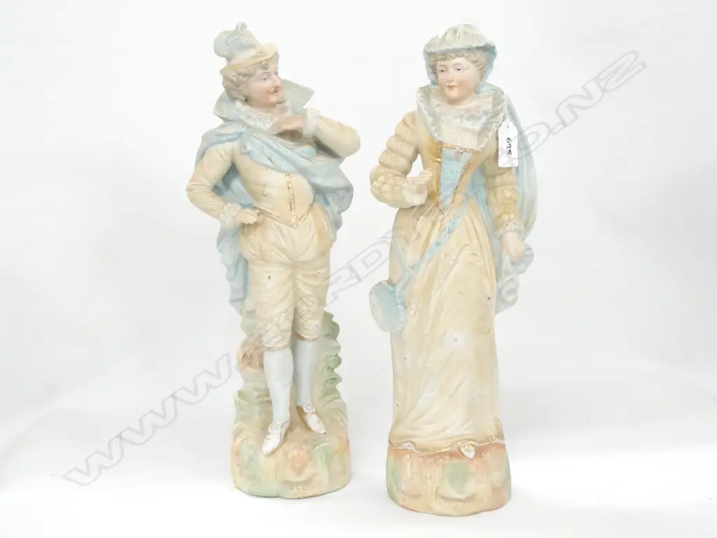PR OF EUROPEAN BISQUE FIGURES H 380 MM Image 1++