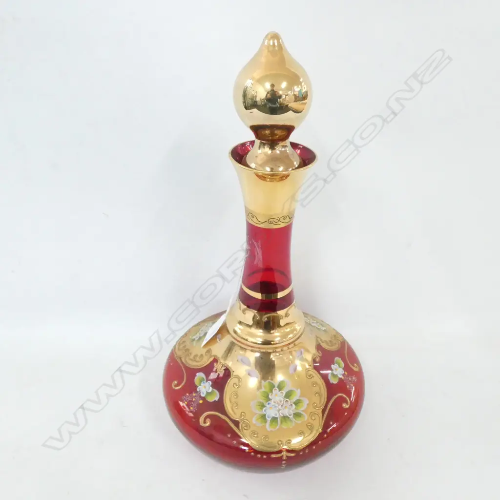 VENETIAN GLASS DECANTER H 350 MM Image 1++