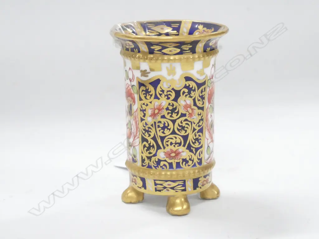 ROYAL CROWN DERBY OLD IMARI TOOTH PICK HOLDER H. 65MM Image 1++
