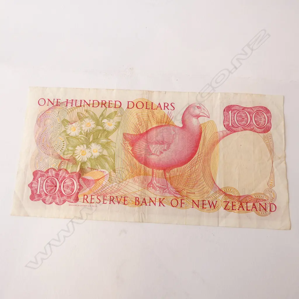 NZ $100 BANK NOTE  Image 1++