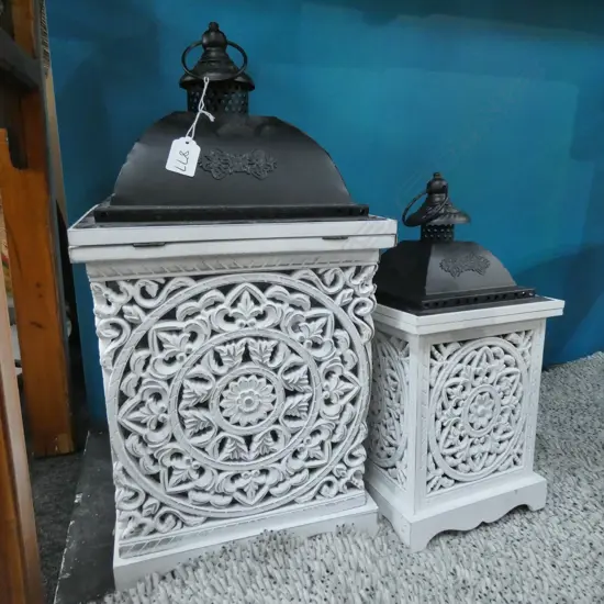 2 HURICANE LANTERNS