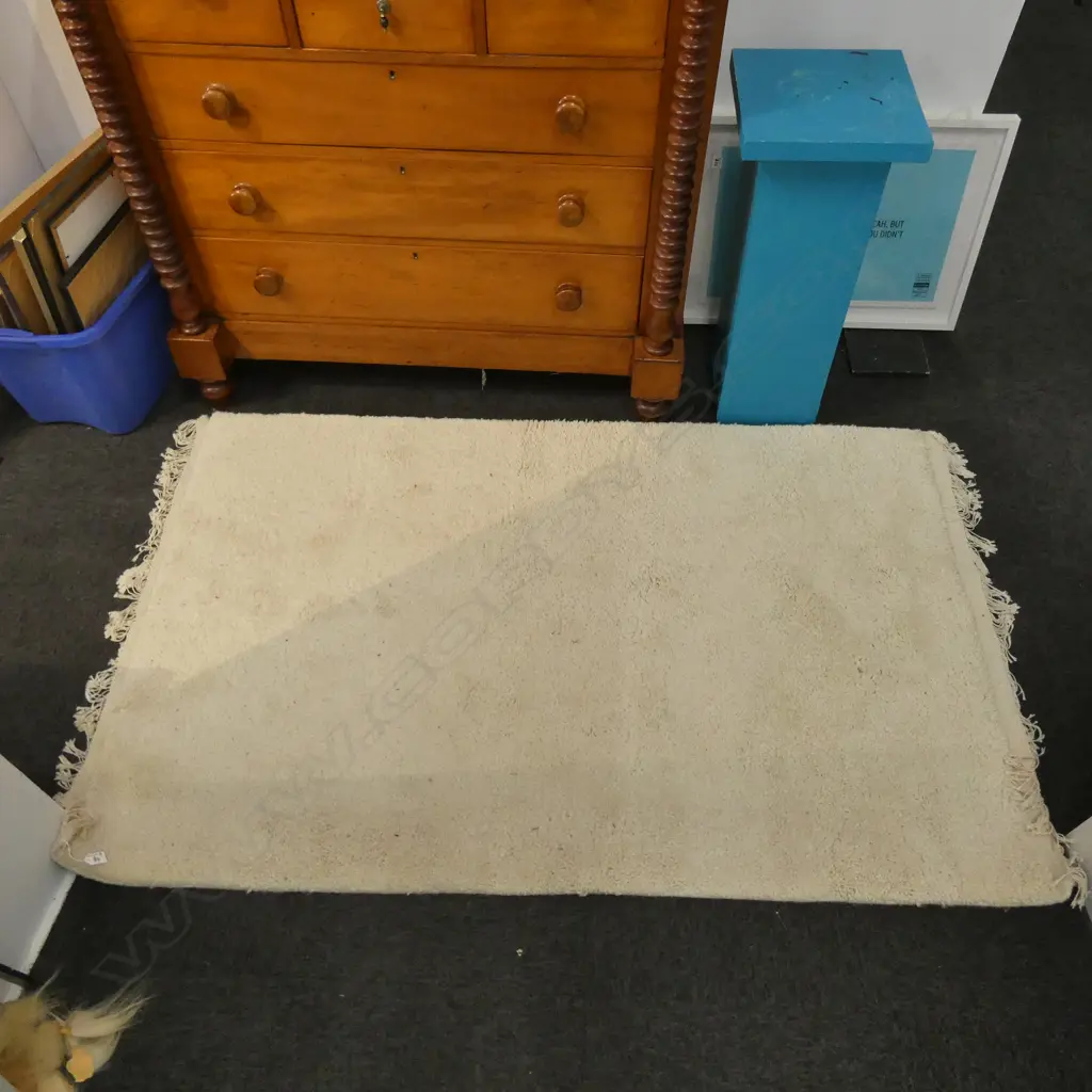 CREAM RUG L1990X1200 Image 1++