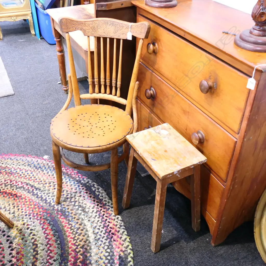 KITCHEN CHAIR AND STOOL  Image 1++