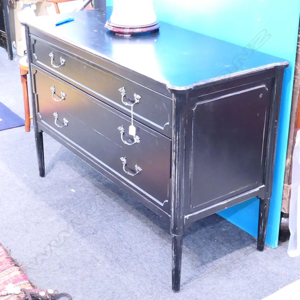 A PAIR OF REPRODUCTION COMMODES  H 800 W 1200 D 405 Image 1++